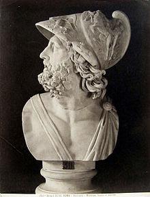 220px brogi giacomo 1822 1881 n 4140 roma vaticano menelao busto in marmo